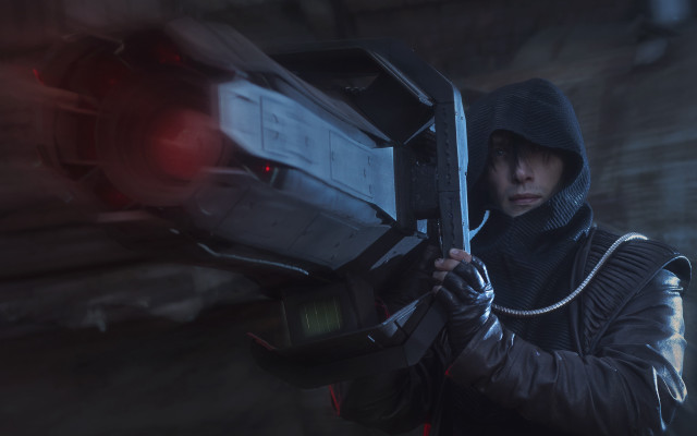 Cyberpunk cedric seaut gloves coat free wallpaper for desktop - medium preview image