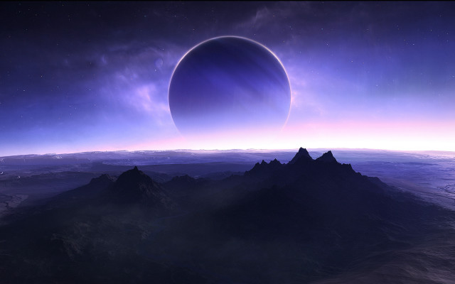 Distant planet star background matte #3 free wallpaper for desktop - medium preview image