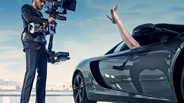 Man suit tie car camera free wallpaper for desktop - medium preview image