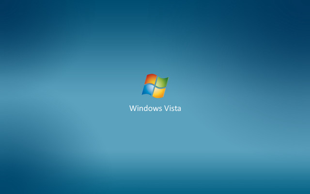 Blue background windows vista logo #3 free wallpaper for desktop - medium preview image