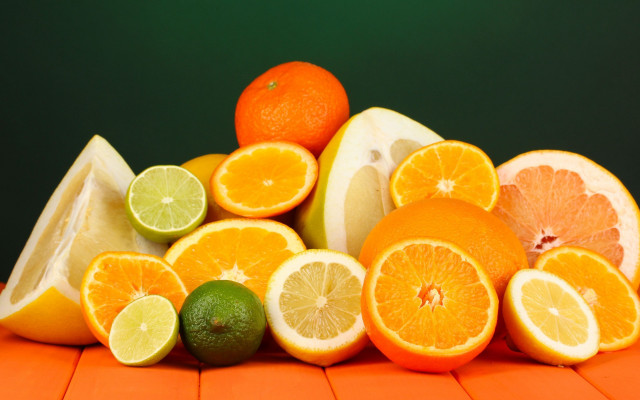 Pile oranges limes lemons green free wallpaper for desktop - medium preview image