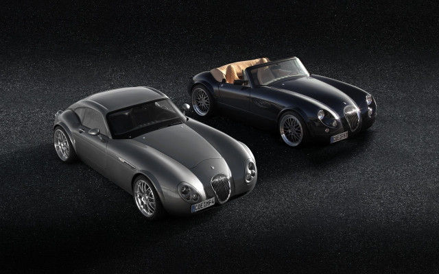 Two cars white car dark free wallpaper for desktop - medium preview image