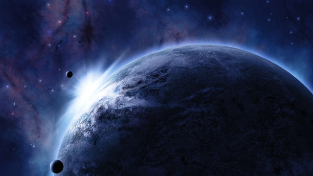 Space planet stars bright light #4 free wallpaper for desktop - medium preview image