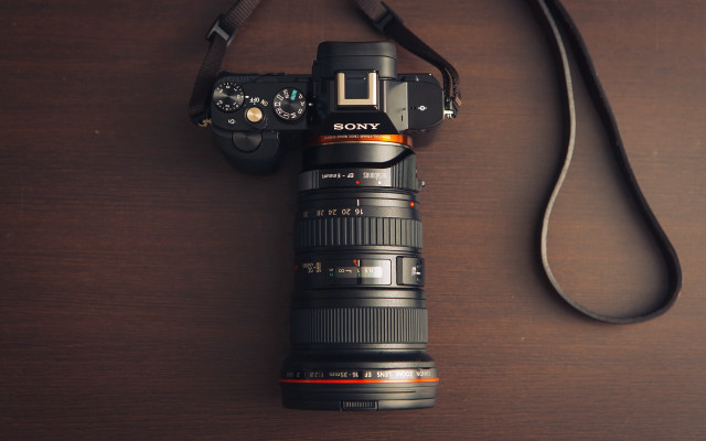 Camera lens table strap tilt free wallpaper for desktop - medium preview image