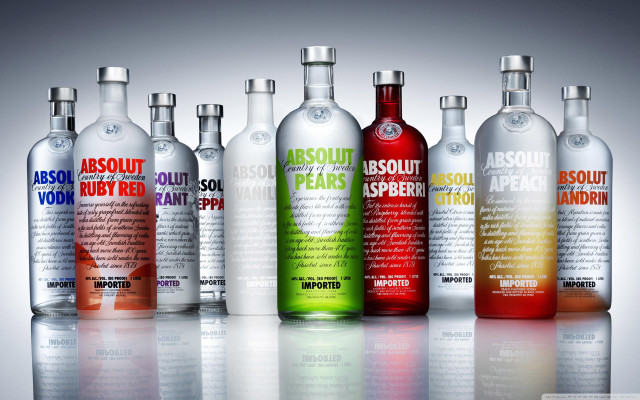 Vodka flavors bottles group alcohol free wallpaper for desktop - medium preview image
