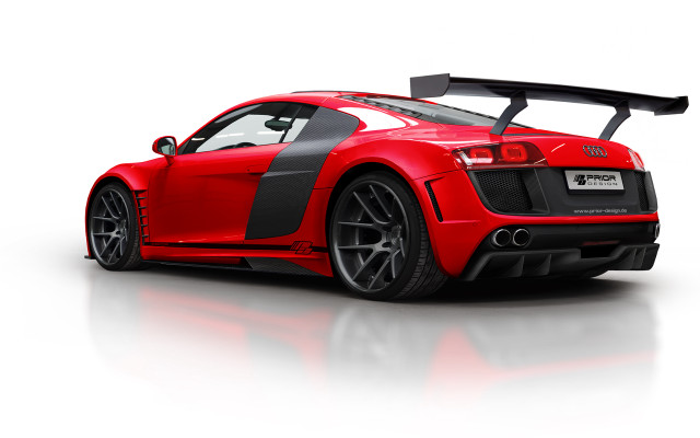 Red sports car black stripe #9 free wallpaper for desktop - medium preview image