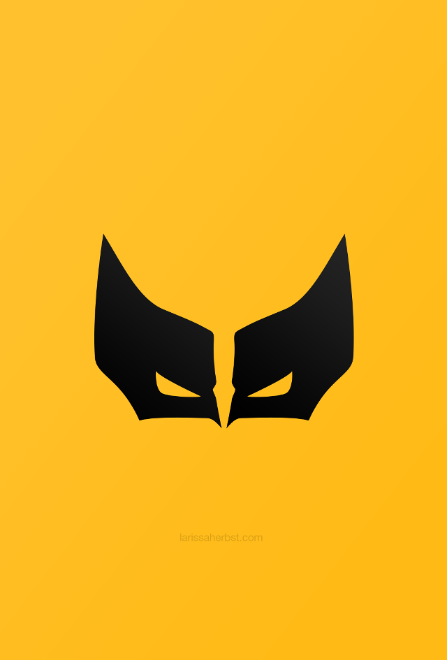 Yellow background hands holding eyes free wallpaper for mobile - medium preview image