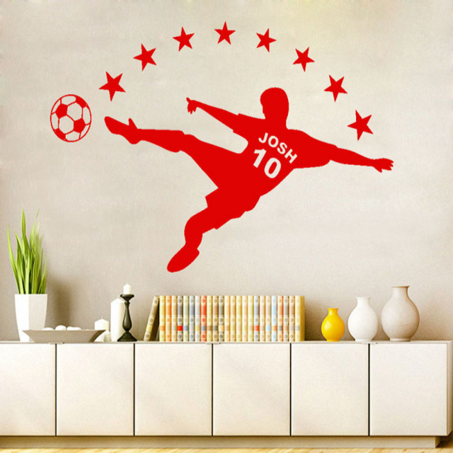 Soccer player kicking ball stars free wallpaper for tablet - medium preview image