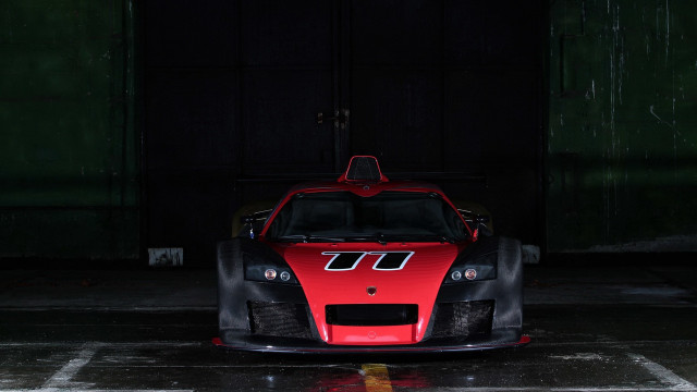 Red sports car garage black #5 free wallpaper for desktop - medium preview image