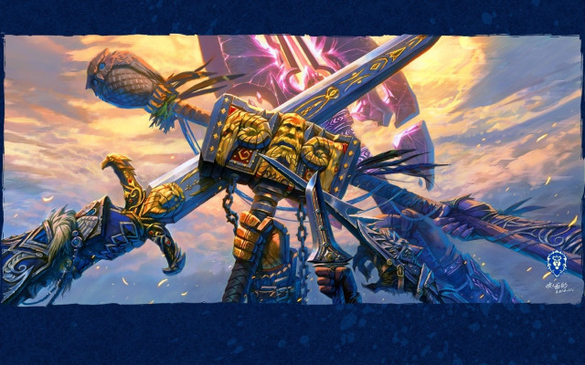 Giant robot sword bird arm free wallpaper for desktop - medium preview image