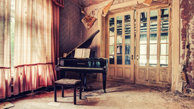 Piano window curtains chair flandre free wallpaper for desktop - medium preview image
