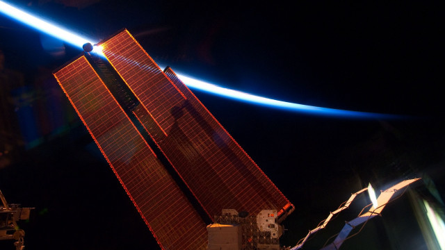 Satellite dark sky bright light free wallpaper for desktop - medium preview image