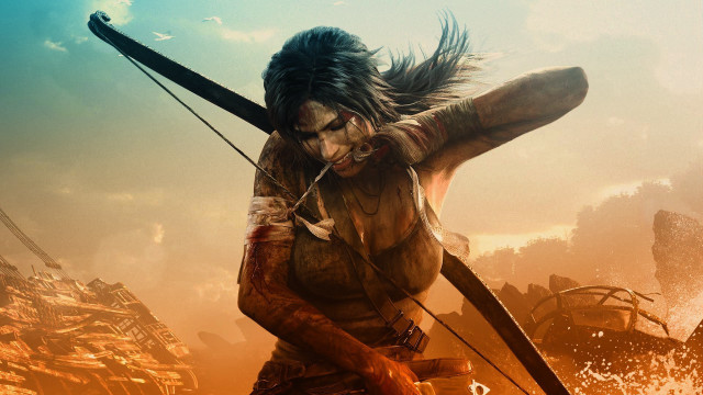 Woman bow arrows video game free wallpaper for desktop - medium preview image
