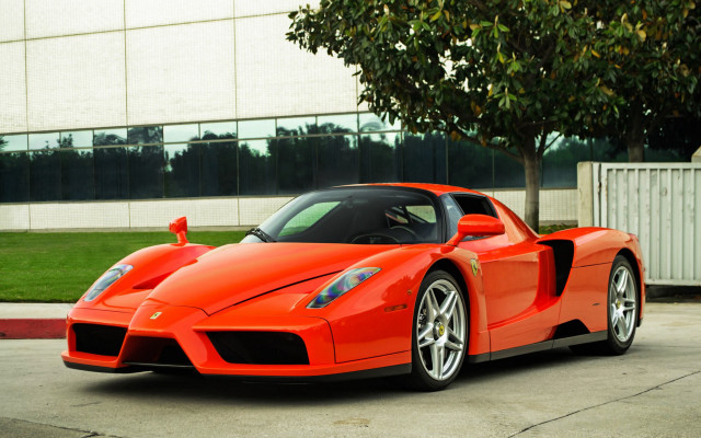 Red sports car neoclassicism digital free wallpaper for desktop - medium preview image