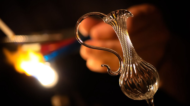 Blown vase fire flame magic free wallpaper for desktop - medium preview image