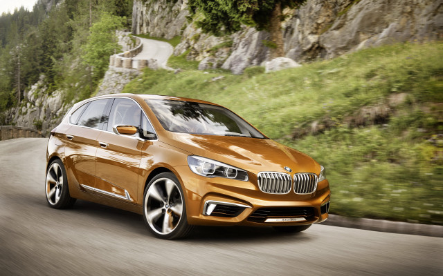 Mountain bmw concept car forest free wallpaper for desktop - medium preview image