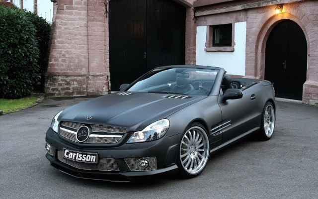 Black mercedes slk building brick free wallpaper for desktop - medium preview image