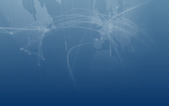 Blue world map lines digital free wallpaper for desktop - medium preview image