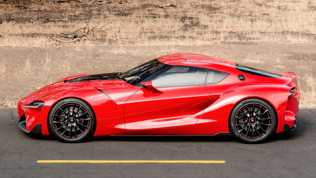 Red sports car parking lot #55 free wallpaper for desktop - medium preview image