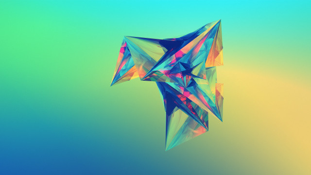 Colorful abstract star sky gradient free wallpaper for desktop - medium preview image