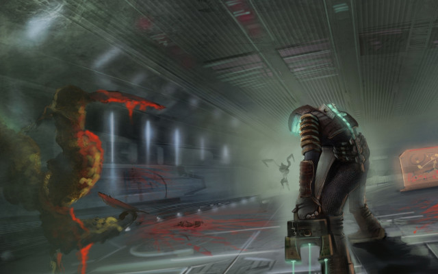 Futuristic man tunnel firehydrant creature free wallpaper for desktop - medium preview image