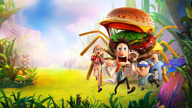 Jungle cartoon hamburger characters sky free wallpaper for desktop - medium preview image