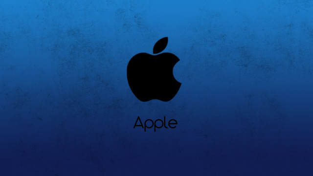 Blue apple logo android sky free wallpaper for desktop - medium preview image