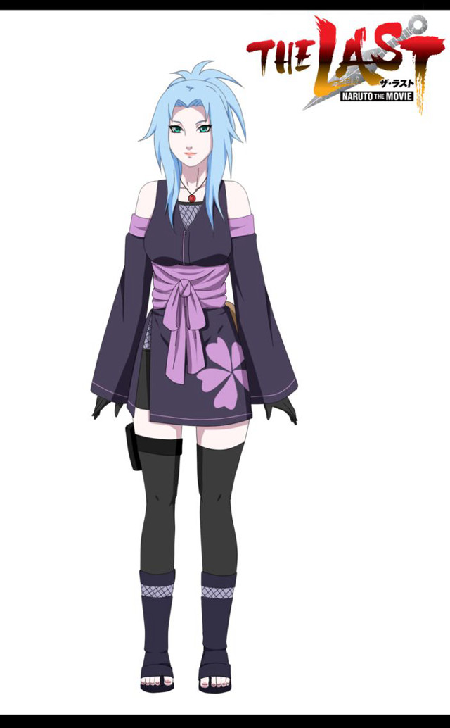 Woman blue hair purple dress #2 free wallpaper for mobile - medium preview image