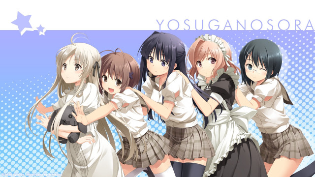 Girls school uniforms star background #3 free wallpaper for desktop - medium preview image