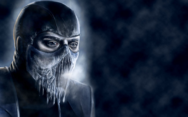 Bearded man mask gothic ice free wallpaper for desktop - medium preview image