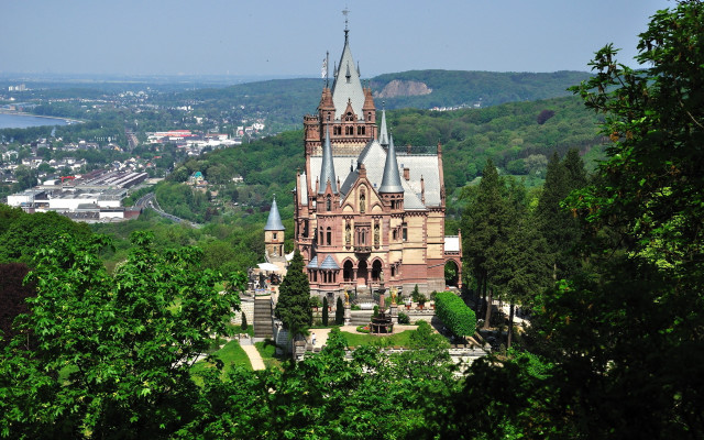Castle clock tower heidelberg neo free wallpaper for desktop - medium preview image