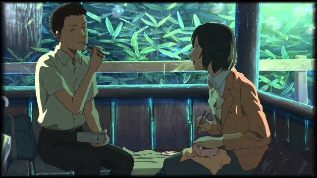 Man woman talking table plant free wallpaper for desktop - medium preview image