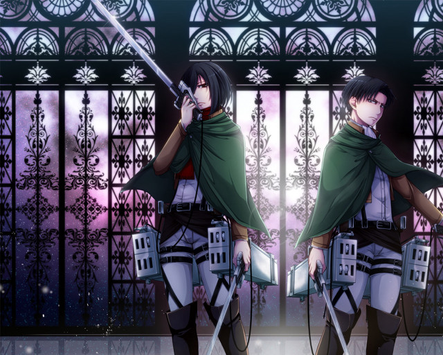 Couple people gate sword hand free wallpaper for desktop - medium preview image