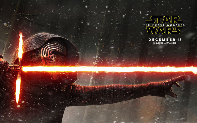 Star wars character glowing sword free wallpaper for desktop - medium preview image
