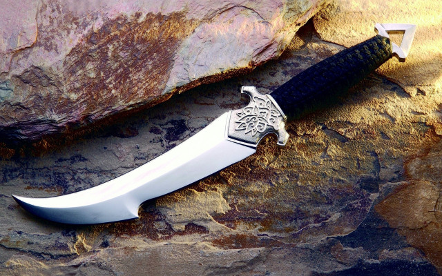 Sword dragon handle rock knife free wallpaper for desktop - medium preview image