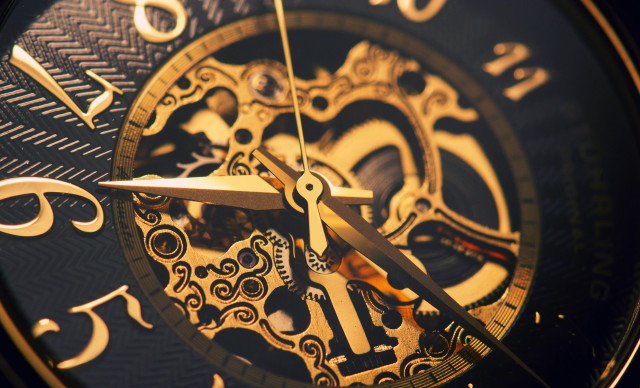 Clock gear steampunk kinetic magic free wallpaper for desktop - medium preview image