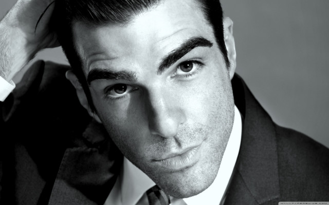 Man suit tie pose hand free wallpaper for desktop - medium preview image