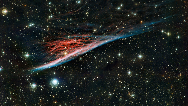 Large star night sky aurora free wallpaper for desktop - medium preview image