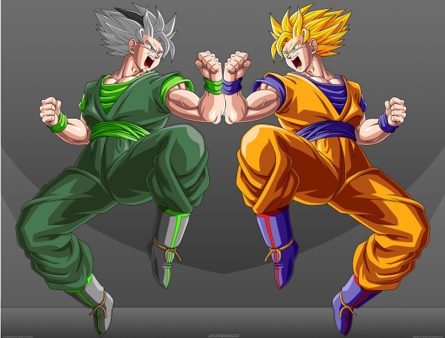 Cartoon characters fighting stance action #2 free wallpaper for desktop - medium preview image