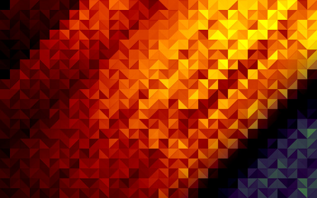 Colorful triangles rainbow geometric abstract free wallpaper for desktop - medium preview image