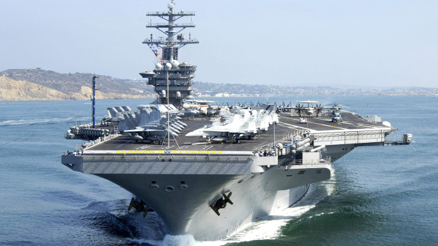 Large ship people helicopter beach free wallpaper for desktop - medium preview image