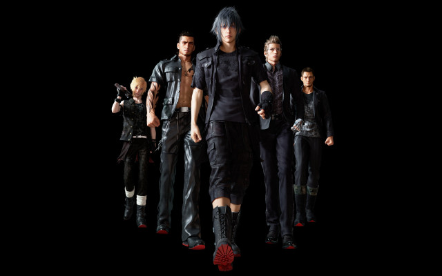 Group people line black background free wallpaper for desktop - medium preview image