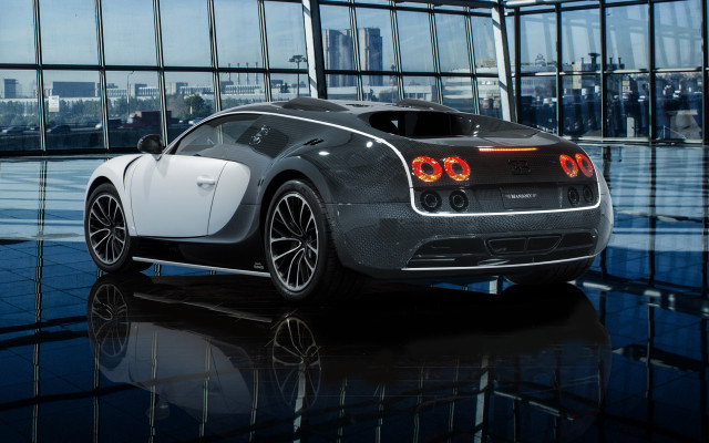 Bugatti cityscape photorealism detailed 3d free wallpaper for desktop - medium preview image