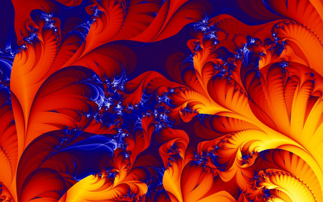 Fractal bergen automaton fiery puzzle free wallpaper for desktop - medium preview image