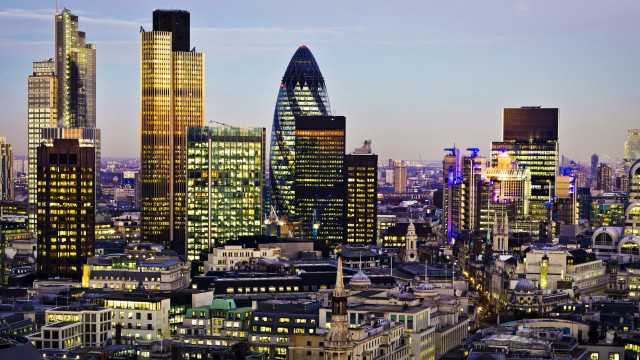 Cityscape night lights neoism urban free wallpaper for desktop - medium preview image