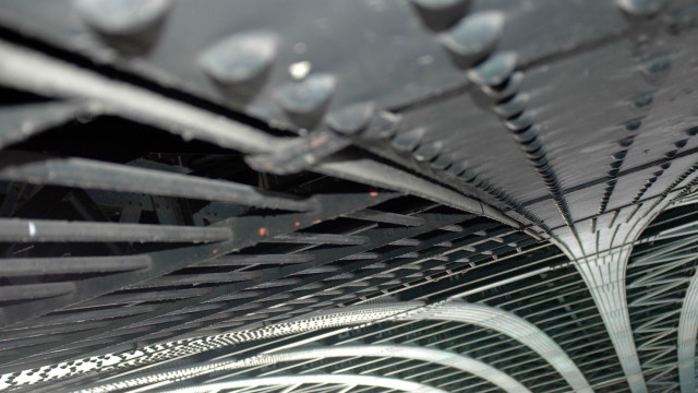 Metal riveted structure skylight matte free wallpaper for desktop - medium preview image