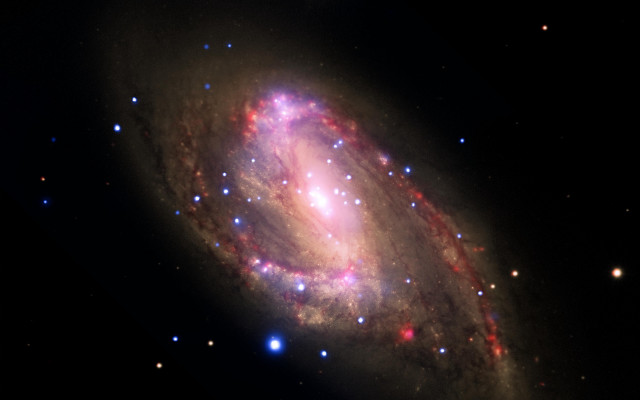 Spiral sky stars bright light free wallpaper for desktop - medium preview image