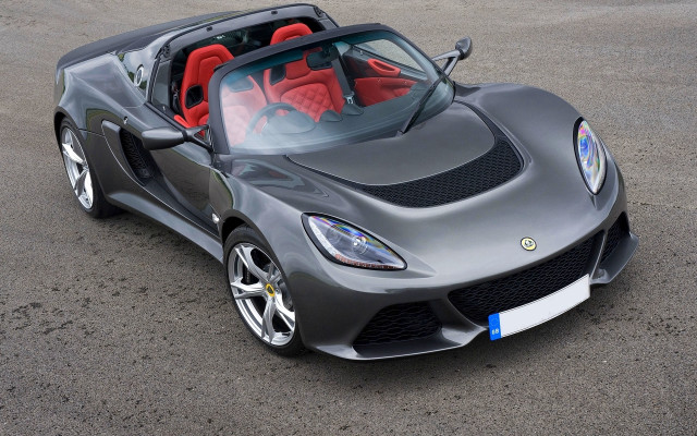 Grey sports car red seats free wallpaper for desktop - medium preview image