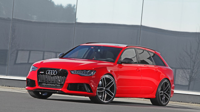 Red car street building romanesc free wallpaper for desktop - medium preview image