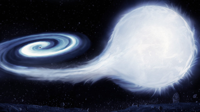 White disk blue spiral space free wallpaper for desktop - medium preview image